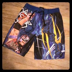 💚💚Boys small size 6/7 Wrestling Swimming trunks